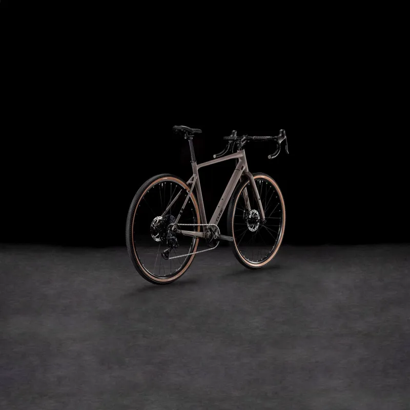 Cube Nuroad One Gravel Bike 2025 in Cedar and Black-6